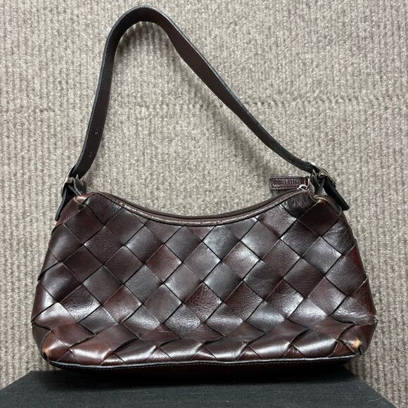 Wilsons Leather Handbags - Vintage Wilsons Leather Pelle Studio woven baguette shoulder bag